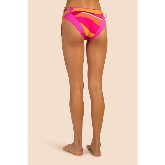 NEW Trina Turk Vivid Vista Layered Bikini Triangle Top Tie Bottom Size 8 $189 - Picture 10 of 12